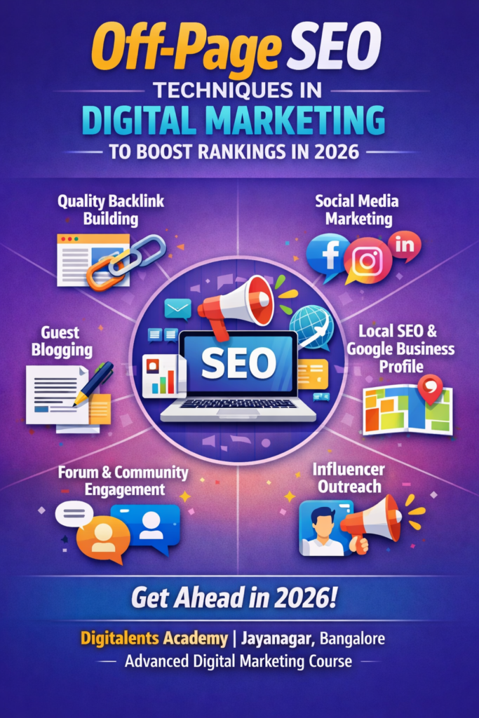 Off-Page SEO in Digital Marketing-Digitalents Academy