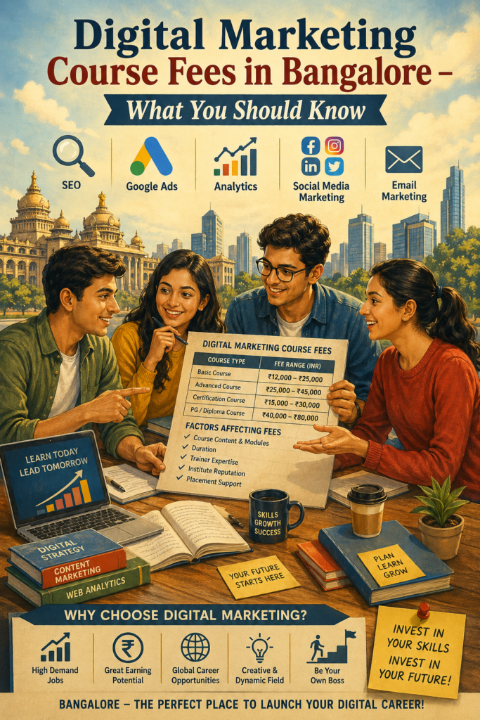 Digital Marketing Courses Fees Online in Digitalents Academy