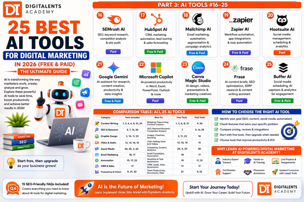 Part 3 of Best AI tools for Digital Marketing 2026