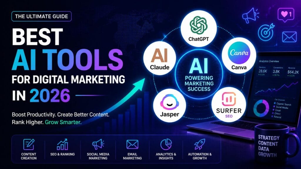 Best AI Tools For Digital Marketing in 2026 