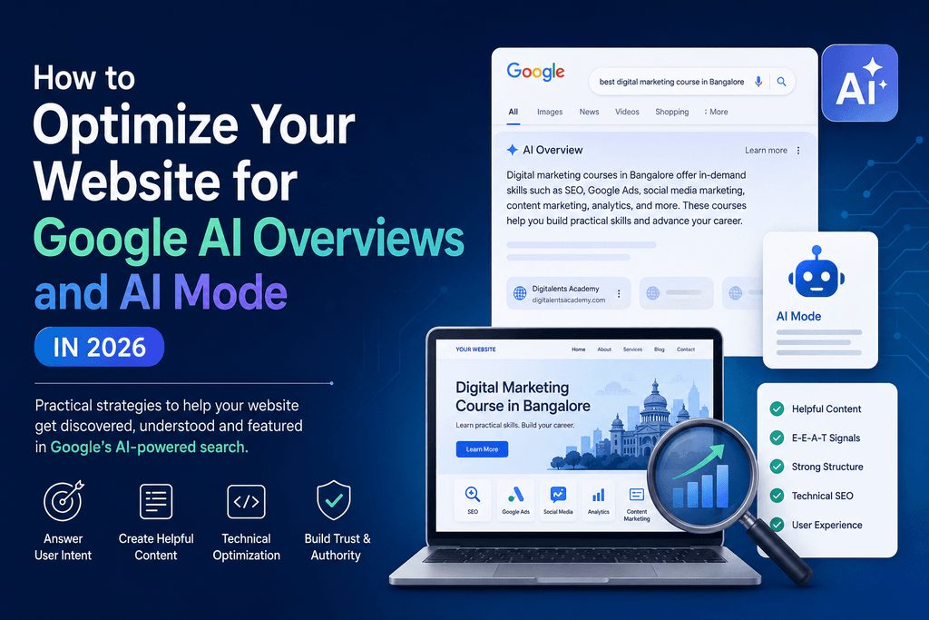 how to optimize website google ai overviews ai mode